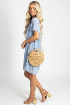 Listicle Pack Your Suitcase Swiss Dot Mini Dress 13 Listicle Pack Your Suitcase Swiss Dot Mini Dress -Bella Ella Sales take it easy blue side 5000x