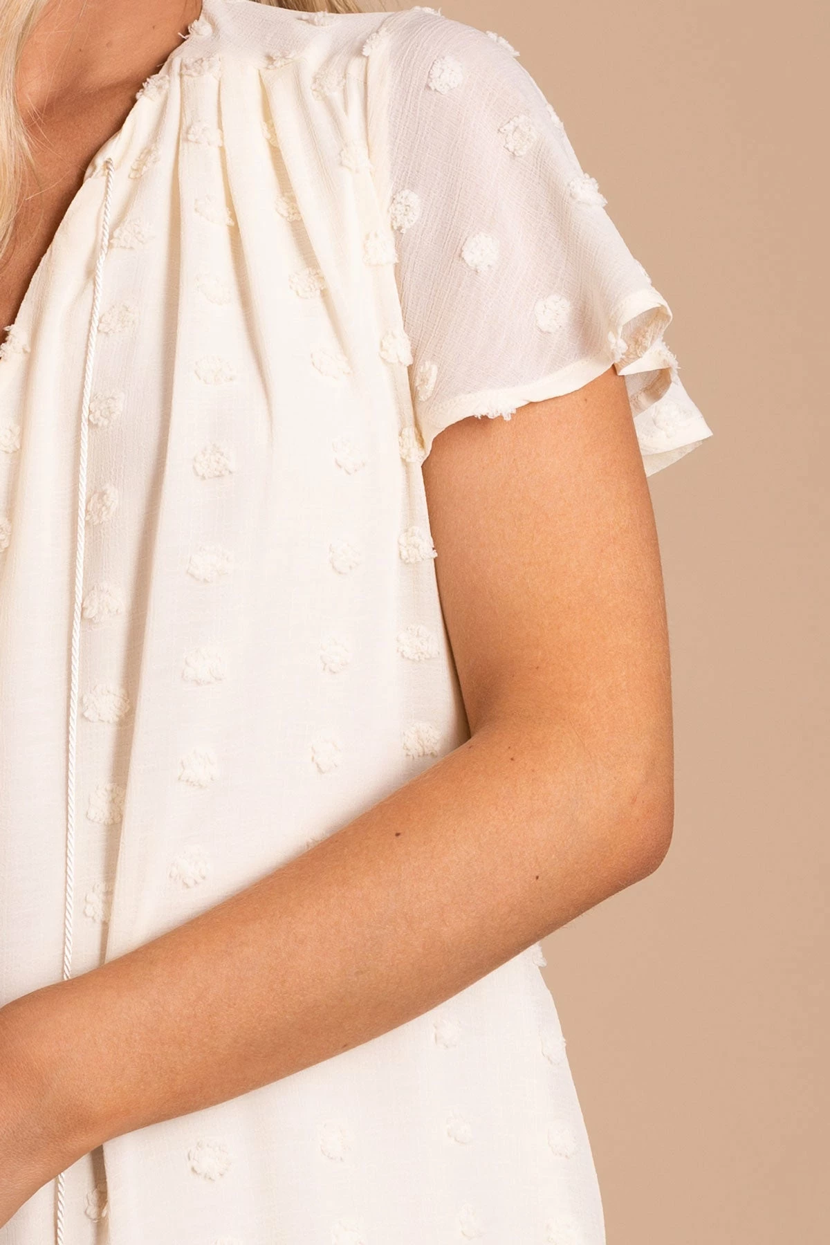 Listicle Pack Your Suitcase Swiss Dot Mini Dress 4 Listicle Pack Your Suitcase Swiss Dot Mini Dress - Image 4