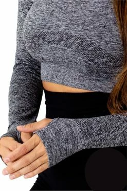 Venus Athletic Cropped Long Sleeve Top -Bella Ella Sales top4 a223b1ac dfe6 4779 b2be 257aea31ca3c 5000x
