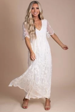 Polagram Unstoppable Lace Maxi Dress
