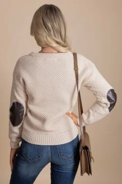 Mak My Own Muse Knit Pullover Sweater -Bella Ella Sales white back 66558e1b a44a 441f 8a62 46f0f8dda67c 5000x