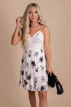 Love Tree Floral Lullaby Mini Dress