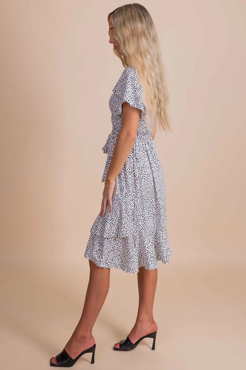 Reborn J Stealing Time Patterned Knee-Length Dress 10 Reborn J Stealing Time Patterned Knee-Length Dress - Image 10
