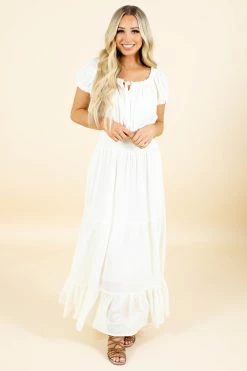 Promesa Forever In Love Maxi Dress - Off White