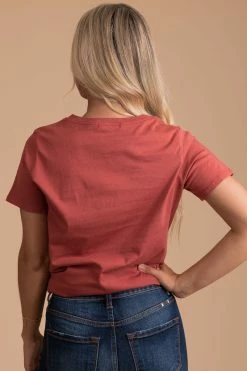 Tres Bien Women Support Women Graphic Tee - Red -Bella Ella Sales women support women back 5000x