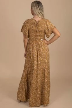 In Loom Hey There Delilah Floral Maxi Dress -Bella Ella Sales yellow back 84eebe9a 6f61 4a66 9fbe 53639938265c 5000x